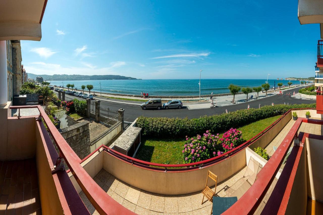 Premiere Ligne De Plage, Face A La Mer Hendaye Bagian luar foto